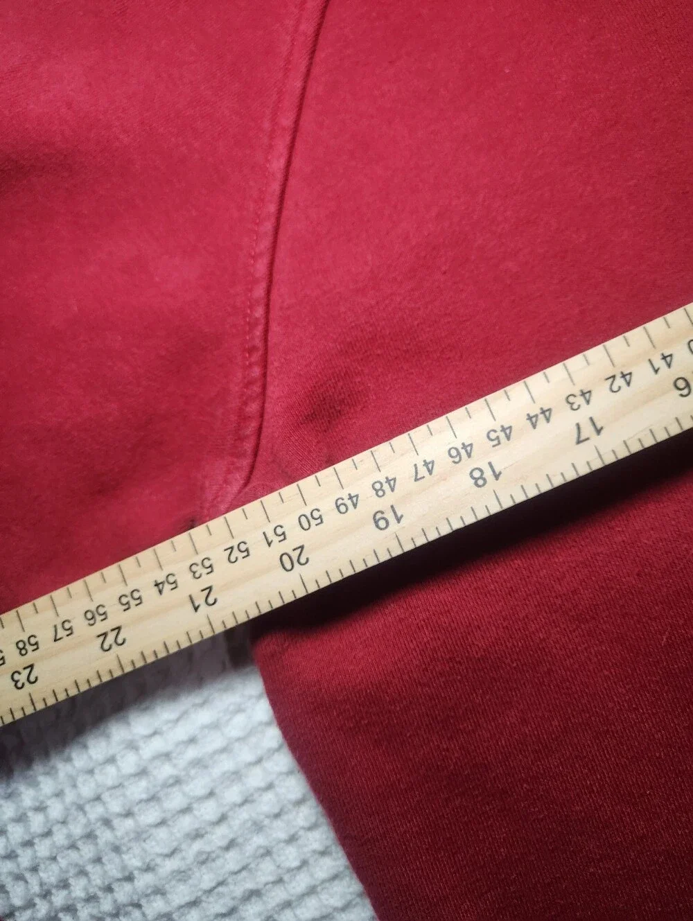 True Religion Red Hoodie with Black Graphic Size M